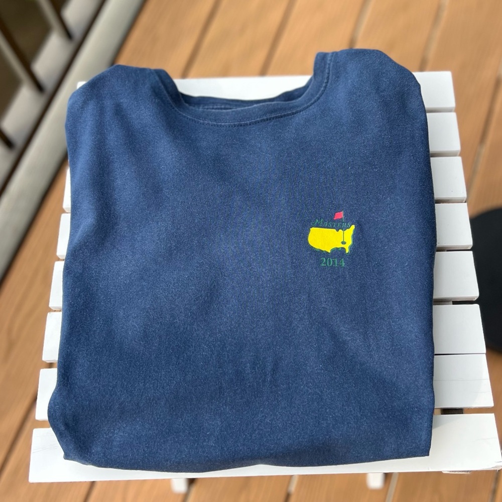 AUTHENTIC 2014 Navy Masters T-shirt